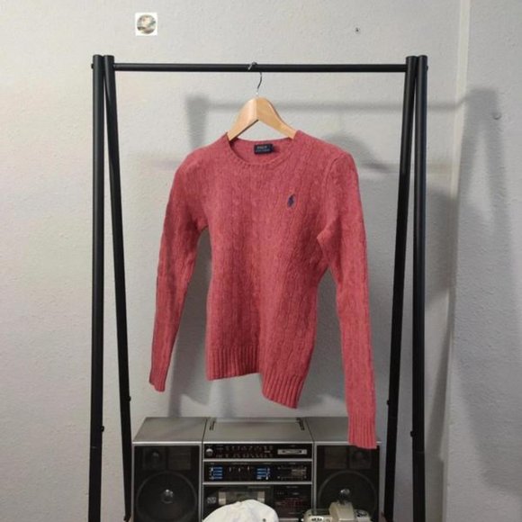 Ralph Lauren Pink Knit Sweater - Picture 3 of 9